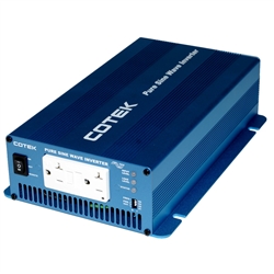 Cotek SK700-212 - 700 Watt 12 Volt Inverter / Pure Sine Wave / Universal Outlet