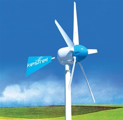 Kestrel 600 Watt 110 Volt Wind Turbine - Hybrid - e160i