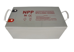 NPPower NPD12-250Ah > 12 Volt 250 Amp Hour AGM Battery