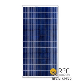REC Solar 315 Watt Solar Panel - 72 Cell - REC315PE72