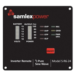 Samlex S-R6-24 - Remote Control for 24 Volt SA Series Inverters
