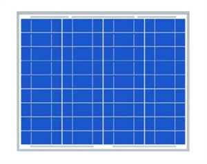 Solartech 50 Watt 17 Volt Solar Panel - SPM050P-F