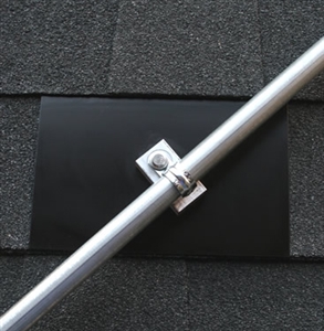 Quick Mount PV QMCC B > Classic Conduit Mount for Composition roofs - Black / Bronze - Box of 12
