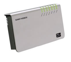 SMA Sunny WebBox > System Access from any Web Browser - wired Ethernet