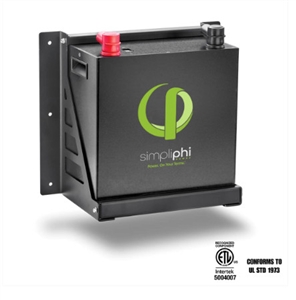 SimpliPhi PHI 3.5 > 48 Volt 60 Amp Hour Lithium Ferro Phosphate Battery