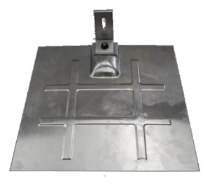 SnapNrack 242-92047 > L-Foot Mount for Composition Roofs - Silver L-Foot, Silver Aluminum Flashing & Base Kit