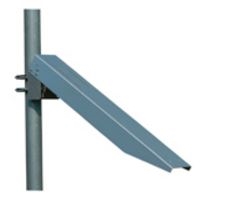 Solartech RAC-M-455-B Single arm side of pole mount for 40, 45, 50, 55 watt panels