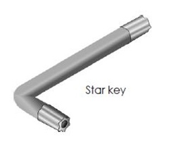 UniRac 030025C - 1/4" Star Key