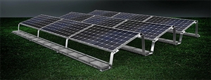 AeroCompact CompactGround > Ground-mount Solar Panel Racking