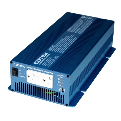 Cotek SK1000-248 - 1000 Watt 48 Volt Inverter / Pure Sine Wave 