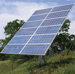 DPW Solar - Top of Pole Mount for 6 Solar Panels - Size G - TPM6-G