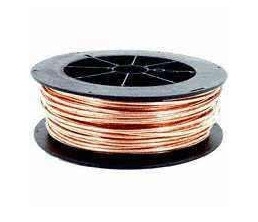 Bare Copper Wire/Choose : 10 GA to 30 GA (12 GA - 25 ft Coil)