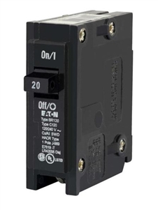 Eaton BR115 > 15 Amp 120/240 VAC 1-Pole Breaker for Enphase IQ Combiner