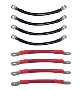 Eco-Cable 18.0008-BB-45 > 4 AWG Battery Cable for Fortress FlexRack Battery Rack System Kit - 8 Cables Kit