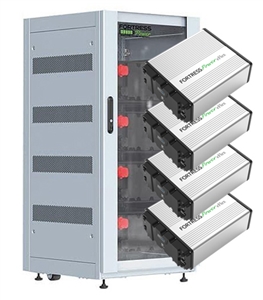 Fortress Power eFlex 5.4 and FlexRack 21.6kWh Bundle > 48 volt 21.6 kWh (420AH) Batteries and FlexRack - Energy Storage Package - Lithium Iron Phosphate (LiFeP04)