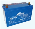 Fullriver 12 Volt 115 Amp Hour AGM Battery - DC115-12