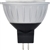 Halco 81080 MR16WFL10/830/LED > LED MR16 2.5W 3000K Dimmable 60 GU5.3 ProLED Damp Location Silver/Dark Gray