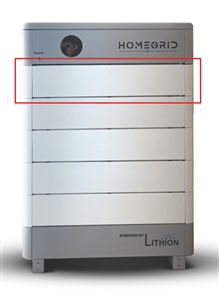 HomeGrid Stack'd HG-FS48100-15OSJ1-H > Heated 4.8 kWh Lithium Iron Stack'd Battery Module - Single Heated Battery Module