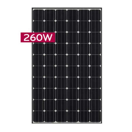 Lg Solar Lg260s1c G3 260 Watt Black Frame Solar Panel