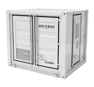 Lithion Battery GridBox 10GB-208 > 30-120kW, 200-600kWh, 208 VAC Commercial Battery Energy Storage System (BESS) - Business Battery Backup