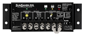 Morningstar SunSaver SS-20L-12V > 20 Amp 12 Volt PWM Charge Controller