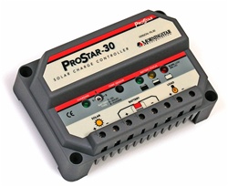 Morningstar ProStar 30 Amp 12/24 Volt PWM Charge Controller - Includes Digital Meter, Positive Ground - PS-30M-PG