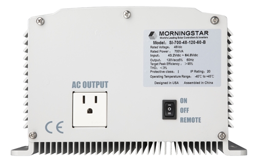 thumbnail image 2 of Morningstar SureSine 300 Watt 48VDC 120VAC Pure Sine Wave Inverter With North America Type B 2 of 11