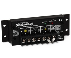 Morningstar SL-20L-24V - SunLight 20 Amp 24 Volt PWM Charge Controller - Includes LVD Override Protection
