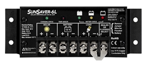 Morningstar SunSaver SS-6L-12V > 6 Amp 12 Volt PWM Charge Controller Includes LVD Override Protection