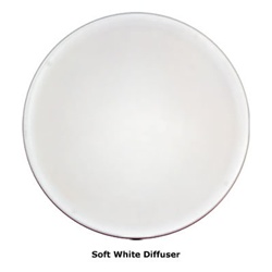 Natural Light 21 Inch Tubular Skylight Trim Ring with Diffuser - (White) - 21TRDW