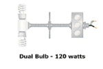 Natural Light Skylight Evening Light Kit - Double Socket - LK-2