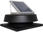 Natural Light SAF16CMBL > 16 Watt Black Solar Attic Fan / CURB MOUNT / Shingled Roof
