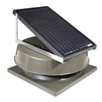 Natural Light SAF16CMBR > 16 Watt Bronze Solar Attic Fan / CURB MOUNT / Shingled Roof