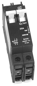 OutBack Power DIN-30D-AC-480 - 30 Amp 277 / 480 VAC Dual Pole DIN Mount Breaker