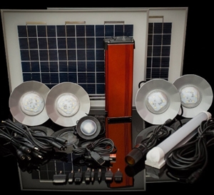 Phocos LS-7000 Kit 2 > Solar Home System Kit 2 - Emergency Solar Lighting System