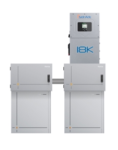 Pytes Energy V16 Battery System Bundle > 16kWh Lithium Iron Home Battery System - Standalone Battery Stack with Sol-Ark 18kW Hybrid Inverter