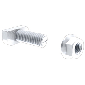 Quick Mount PV QMR-TB20P-A-50 > T-Bolt w/ Nut, Stainless Steel, for QRail - Qnty 50