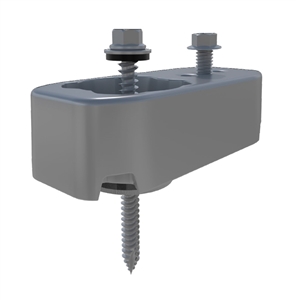 QuickMount PV Bug > BUG Conduit Mount for �" - 1" Conduit, Deck or Rafter Comp Shingle Mount - 1 Unit