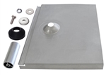Quick Mount PV QMTR-F3.25 A > Flat Tile Flashing with 3.25" Post - Tile Replacement Mount - Box of 12