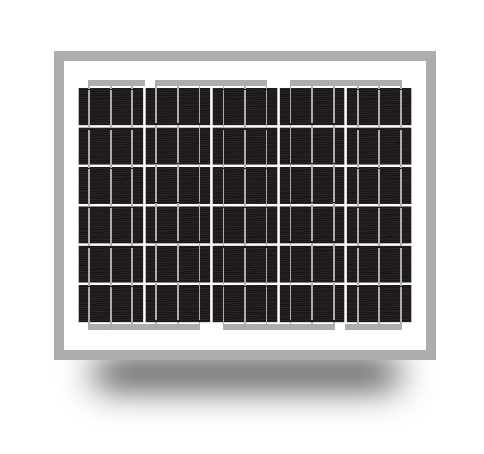 SLD Tech 10 Watt 12 Volt Solar Panel | ST-10R-12