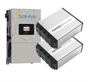 Sol-Ark 8kW SA-EMP Inverter with Fortress Power eFlex 10.8kWh Battery Storage Kit