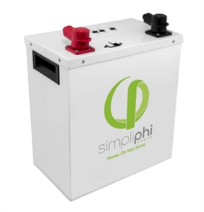 SimpliPhi AmpliPHI 3.8-48 > 48 Volt 75 Amp Hour Lithium Ferro Phosphate Battery with BMS