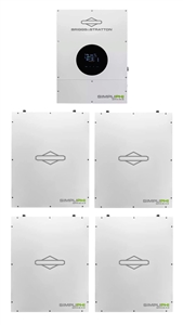 SimpliPhi ESS SPHI-ESS-20-6 > Energy Storage System: 4 Batteries, 19.92 kWh, AC or DC Coupled 6000 W, Includes AGS