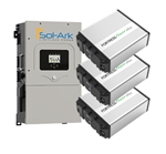 Sol-Ark 12kW SA-EMP Inverter with Fortress Power eFlex 16.2kWh Battery Storage Kit