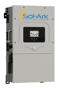 Sol-Ark 12K with SA-EMP > Indirect Lightning, Solar Flare & EMP Hardening 12,000 Watt 48 Volt All-In-One Solar Generator - Inverter with SA-EMP