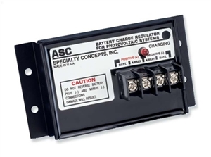Specialty Concepts ASC-12/16-AEF > 16 Amp 12 Volt PWM Charge Controller with Temperature Compensation, Low Voltage Disconnect, Adjustability