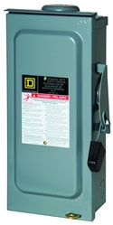 Square D 60 Amp 120/240 VAC Non-Fusible Safety Switch - DU322RB