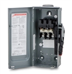 Square D HU361RB > 30 Amp 600 VDC Disconnect > 3 Pole