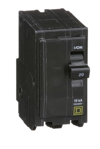 Schneider Electric / SquareD QO220 > QO Plug-On Circuit Breaker - 20A 120/240 V - 10kA - Plug-In Breaker