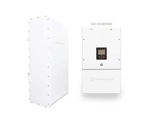 Storz Power AI+ 12K.10 > 10.0kWh Storz Power AI+ LFP Battery Storage with Sol-Ark 12,000 Watt All-In-One Hybrid Inverter